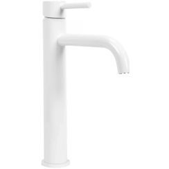 Rea Lungo grifo para lavabo de pie blanco REA-B4400