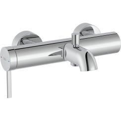 Roca Ona grifo de bañera y ducha a pared cromo A5A029EC00
