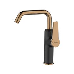 Kuchinox Alanis grifo para lavabo de pie negro BQI825D