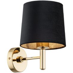 Argon Portoryko lámpara de pared 1x15 W negro-latón 4729