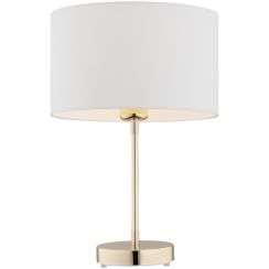 Argon Karin lámpara de sobremesa 1x15 W blanco-latón 4301