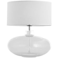 Argon Sekwana lámpara de sobremesa 1x15 W blanco-transparente 3051
