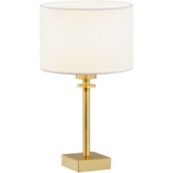 Argon Abbano lámpara de sobremesa 1x15 W blanco-latón 8047