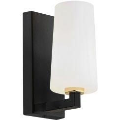 Argon Camelot Plus lámpara de pared 1x15 W latón-oro-ópalo 8056