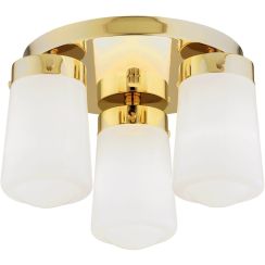 Argon Pasadena lámpara de techo 3x15 W latón-ópalo 6165