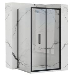 Conjunto puerta de ducha Rea Rapid Fold REA-K6418, mampara de ducha Rea Rapid REA-K6421