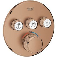 Grohe Grohtherm SmartControl grifo de bañera y ducha empotrado con termostato Brushed Warm Sunset 29121DL0