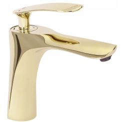 Rea Orbit grifo para lavabo de pie oro REA-B2050