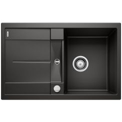 Blanco Metra 45 S fregadero de granito 78x50 cm negro 525914