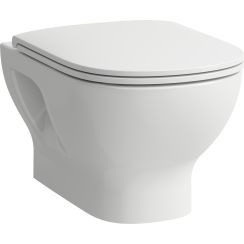 Laufen Lua miska WC wisząca bez kołnierza biały połysk H8200814000001
