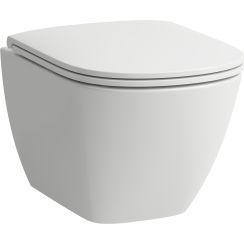 Laufen Lua taza de inodoro suspendido sin reborde blanco brillante H8200834000001