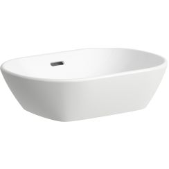 Laufen Lua lavabo 50x35 cm oval sobre encimera blanco H8120834001121