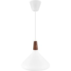 Nordlux Nori lámpara colgante 1x40 W blanco-marrón 2120813001