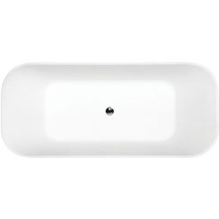 Besco Assos S-Line bañera exenta 160x70 cm rectangular bicolor #WMMC-160AL