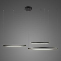 Altavola Design Ledowe Okręgi lámpara colgante 3x91 W negro LA075/CO3_100_in_3k_black_dimm