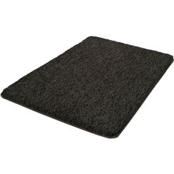 Kleine Wolke Seattle alfombrilla para baño 120x70 cm rectangular negro 4071905225