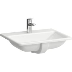 Laufen Pro S lavabo 56x44 cm rectangular empotrado blanco H8189634001041