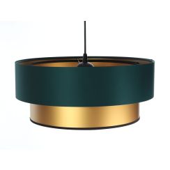 BPS Koncept Duo ellegant lámpara colgante 1x60 W verde-oro 061-050-50