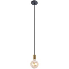 MaxLight Todi lámpara colgante 1x40 W negro-oro P0398