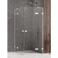 New Trendy Avexa White kabina prysznicowa 120x110 cm prostokątna biały mat/szkło przezroczyste EXK-2844