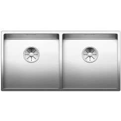 Blanco Claron 400/400-U fregadero de acero 86.5x44 cm acero 521618