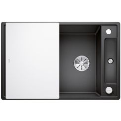 Blanco Axia III 45 S fregadero de granito 78x51 cm antracita 523183