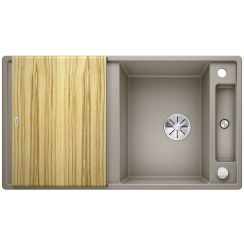 Blanco Axia III 5 S fregadero de granito 91.5x51 cm beige 523212