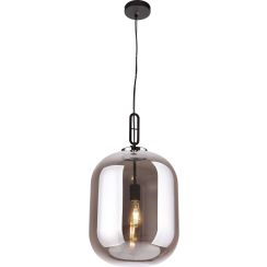 MaxLight Honey lámpara colgante 1x60 W negro-ahumado P0298