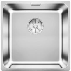 Blanco Solis fregadero de acero 44x44 cm acero 526118