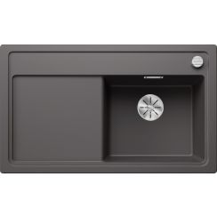 Blanco Zenar 45 S fregadero de granito 86x51 cm gris/grafito/ónix 523785