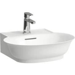 Laufen The New Classic lavabo 50x45 cm semicircular clásico-para mueble blanco brillante H8168520001091