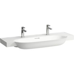 Laufen The New Classic lavabo 120x48 cm semicircular clásico-para mueble blanco H8138584001071