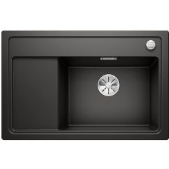 Blanco Zenar XL 6 S Compact fregadero de granito 78x51 cm negro 526052