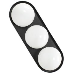 Moosee Drops lámpara de pared 3x5 W blanco-negro MSE010100272