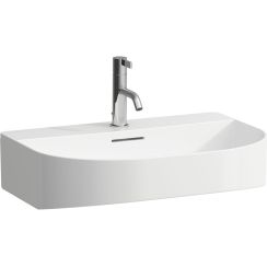 Laufen Sonar lavabo 60x42 cm semicircular clásico blanco brillante H8163424001041