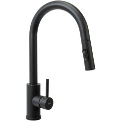 Rea Fresh grifo de cocina de pie negro REA-B9147