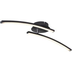 Globo Lighting Tansy I lámpara de techo 1x12 W negro-ópalo 67129-12