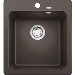 Blanco Naya 45 fregadero de granito 51x46.5 cm marrón 526577