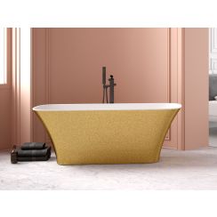 Besco Assos S-Line bañera exenta 160x70 cm rectangular bicolor #WMD-160-ALZ