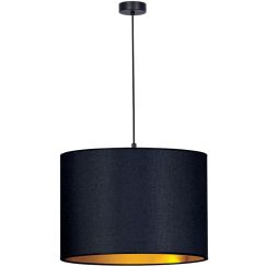 Kaja Auro lámpara colgante 1x40 W negro-oro K-4325