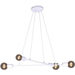 Kaja Sitya White lámpara colgante 4x60 W blanco K-4390