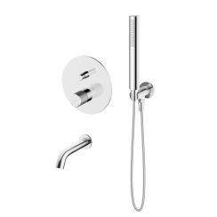 Conjunto grifo de bañera y ducha Oltens Hamnes 34106100, caño de grifo Oltens Molle 39100100, 37102100, 39304100, 37200100