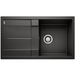 Blanco Metra 5 S fregadero de granito 86x50 cm negro 525919
