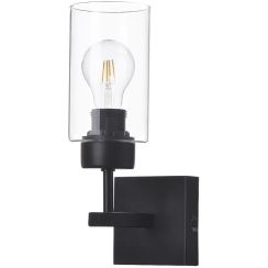 Rabalux Prudence lámpara de pared 1x40 W negro-transparente 2671