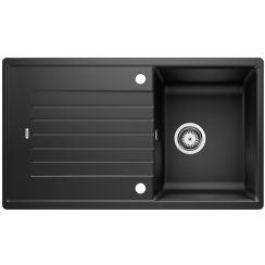 Blanco Zia 45 SL fregadero de granito 86x50 cm negro 526011