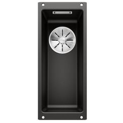 Blanco Subline 160-U fregadero suspendido 40x16 cm negro 525981