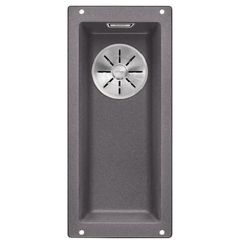 Blanco Subline 160-U fregadero suspendido 40x16 cm gris/grafito/ónix 523397