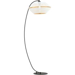 Emibig Malia lámpara de pie 1x15 W blanco-negro-oro 1184/LP