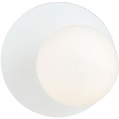 Emibig Oslo K1 lámpara de pared 1x10 W blanco 1189/K1