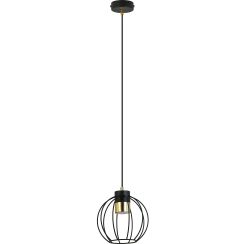 Emibig Ajax lámpara colgante 1x8 W negro-oro 1200/1